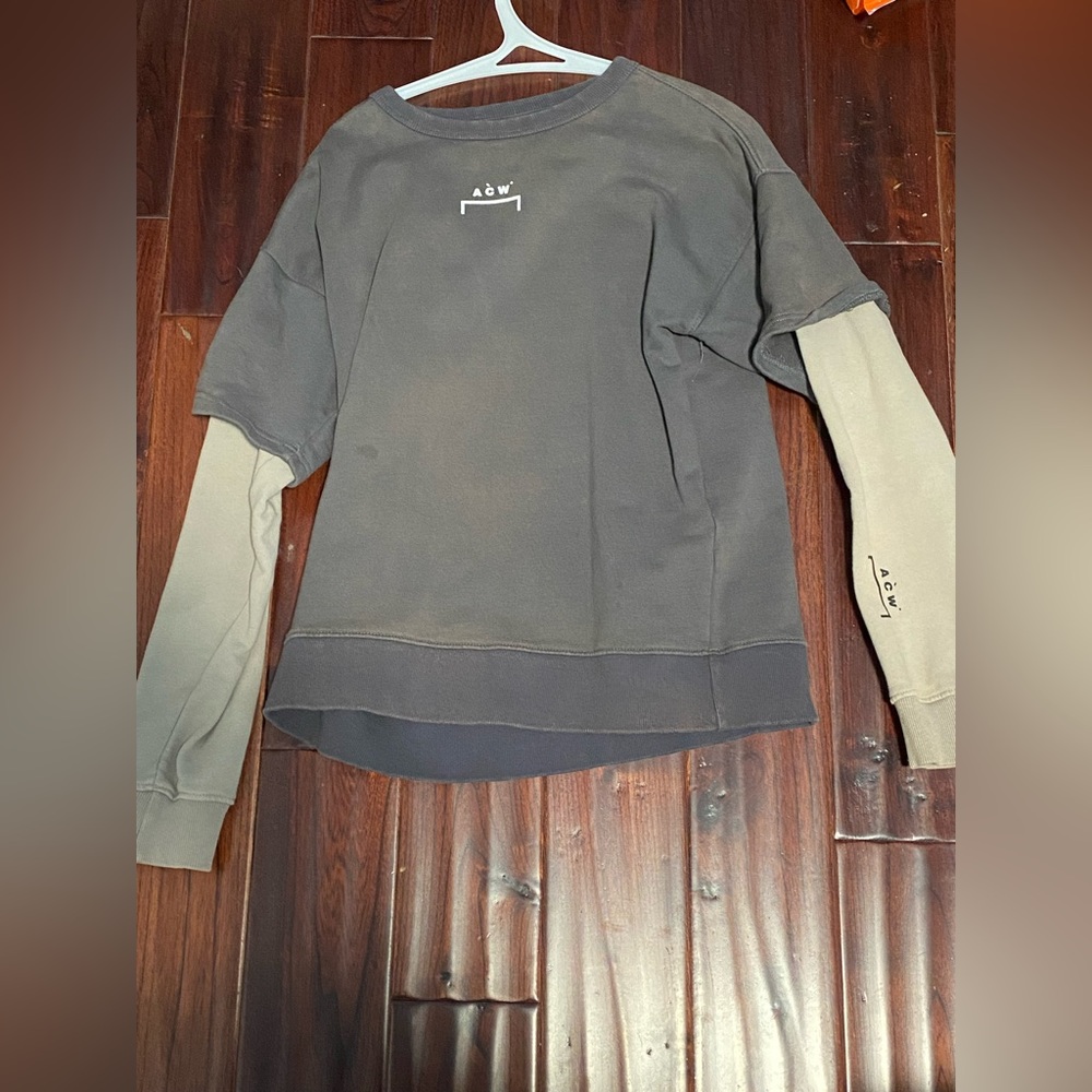 A-COLD-WALL ACW double layered sweatshirt